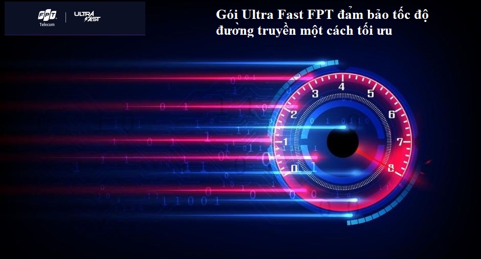Gói Ultra Fast FPT đảm bảo tốc độ đường truyền một cách tối ưu